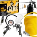 Zestaw narzędzi pneumatycznych 8 elementów do kompresora sprężarki Humberbg HM-256