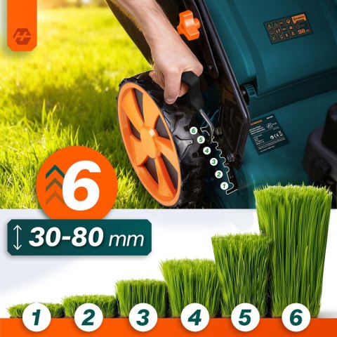 Kosiarka spalinowa z napędem 51 cm 70 l Loncin 196cc + olej Humberg HM-601