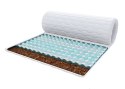 Nakładka na materac MALTA PIANKA KOKOS Pianka profilowana, kokos, pokrowiec do prania - 100 x 200 - H4 twardy - 8 cm
