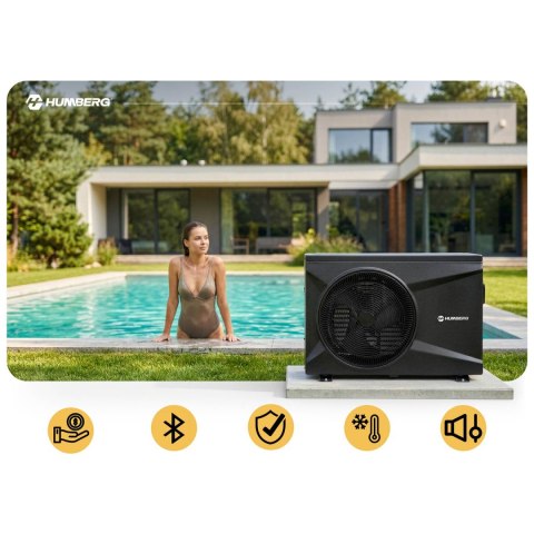 Pompa ciepła do basenu spa podgrzewacz wody 10kw Humberg HM-912