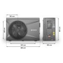 Pompa ciepła do basenu spa podgrzewacz wody 10kw Humberg HM-912