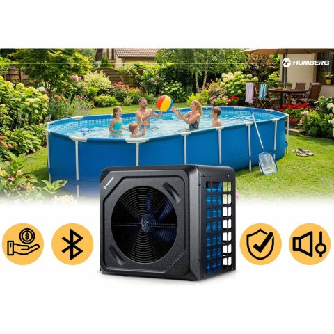 Pompa ciepła do basenu spa podgrzewacz wody 3kw Humberg HM-911