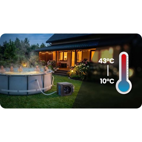 Pompa ciepła do basenu spa podgrzewacz wody 5kw Humberg HM-910