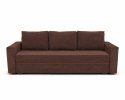 Sofa ELANO rozkładana, z poduszkami, tkanina: sztruks - 234x92 - SZTRUKS - Pudrowy róż