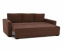 Sofa ELANO rozkładana, z poduszkami, tkanina: sztruks - 234x92 - SZTRUKS - Pudrowy róż