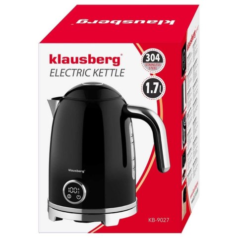 CZAJNIK ELEKTRYCZNY 1,7L Z TERMOMETREM LED KLAUSBERG KB-9027 RETRO