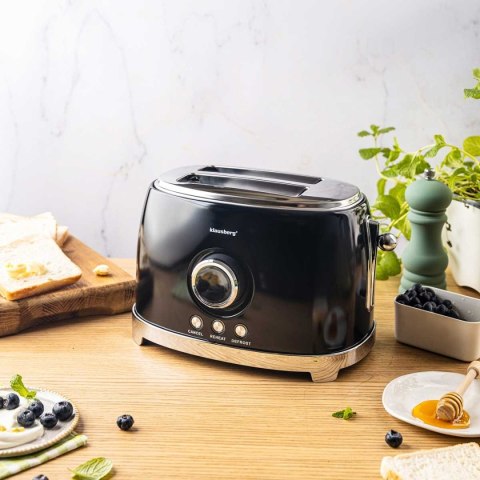TOSTER OPIEKACZ NA 2 KROMKI WYŚWIETLACZ LED KLAUSBERG KB-9025 RETRO