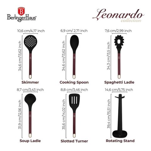 ZESTAW PRZYBORÓW KUCHENNYCH BERLINGER HAUS BH-8620 LEONARDO