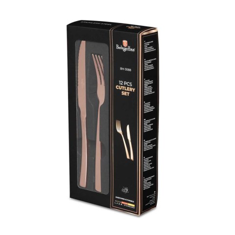 ZESTAW SZTUĆCÓW SZTUĆCE DO STEKÓW 12 szt. BERLINGER HAUS BH-3088