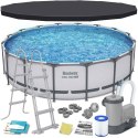 Basen ogrodowy stelażowy 488 x 122 cm 12w1 Bestway 5612Z