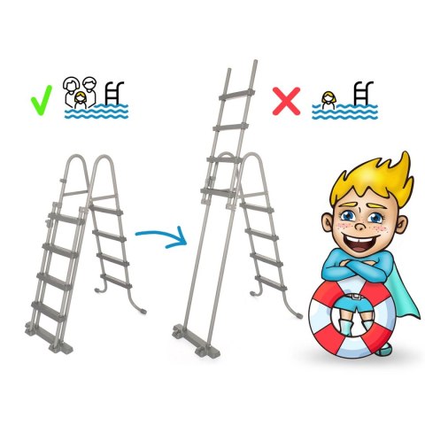 Basen ogrodowy stelażowy 488 x 122 cm 12w1 Bestway 5612Z