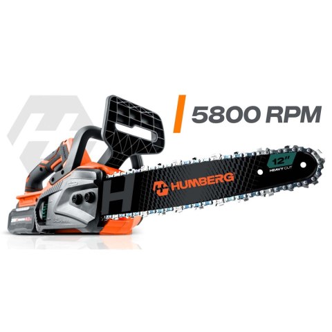 Piła łańcuchowa 12" akumulatorowa pilarka do drewna Humberg HM-436