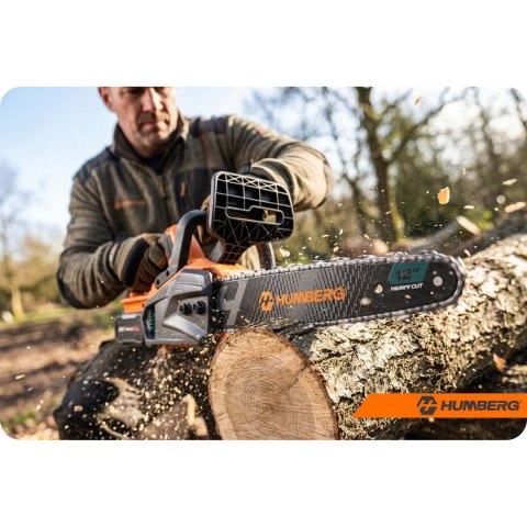 Piła łańcuchowa 12" akumulatorowa pilarka do drewna Humberg HM-436