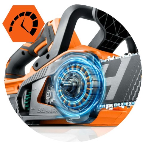 Piła łańcuchowa 12" akumulatorowa pilarka do drewna Humberg HM-436