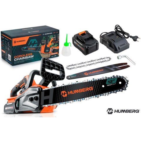 Piła łańcuchowa 12" akumulatorowa pilarka do drewna Humberg HM-436