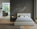 Łóżko skóra naturalna PRESTIGE (RÓŻNE KOLORY) stelaż METALOWY 180x200