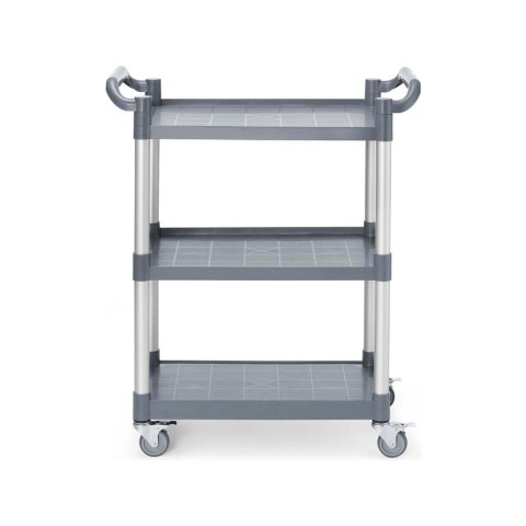 Wózek kelnerski 3-półkowy z polipropylenu, AmerBox, 800x410x(H)950mm