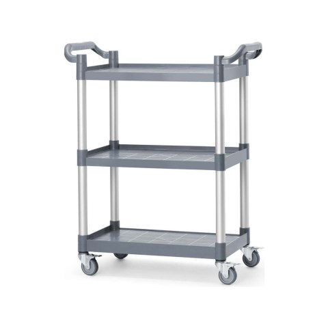 Wózek kelnerski 3-półkowy z polipropylenu, AmerBox, 800x410x(H)950mm