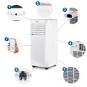 Klimatyzator przenośny z uszczelką okienną 9000 BTU Berdsen BD-582