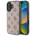 Guess Peony Script MagSafe - Etui iPhone 16 (brązowy)