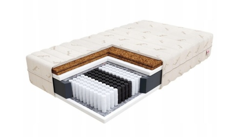 Materac multipocketowy H4 H5 GRADO MAX 180x200x25 BAMBOO