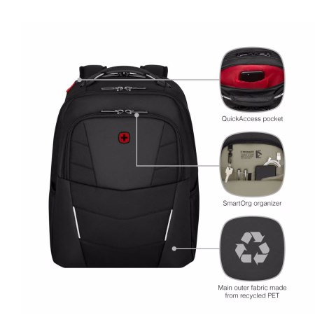 WENGER LAPTOP BACKPACK NEW ICONS ALTAIR15,6 22L BLACK 653186