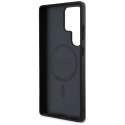 Guess 4G Round Patch Classic Logo MagSafe - Etui do Samsung Galaxy S25 Ultra (różowy)