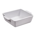 Küchenprofi Burgund - Brytfanna porcelanowa / naczynie do zapiekania kwadratowe 15×15×5 cm
