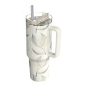 Quokka Stream - Kubek termiczny ze stali nierdzewnej 1200 ml ze słomką (Cotton)