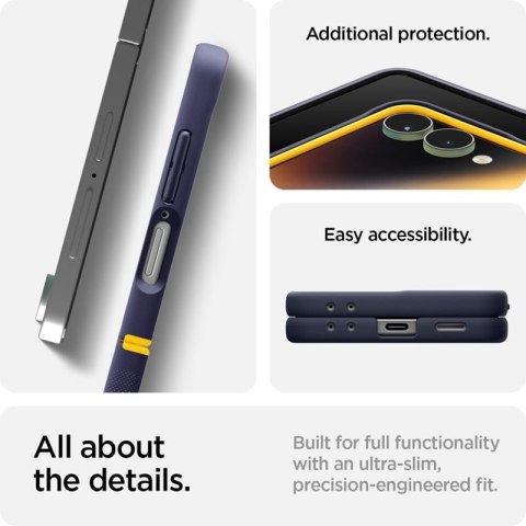 Spigen Nano Pop Mag MagSafe - Etui do Samsung Galaxy Z Flip 7 (Blueberry Navy)