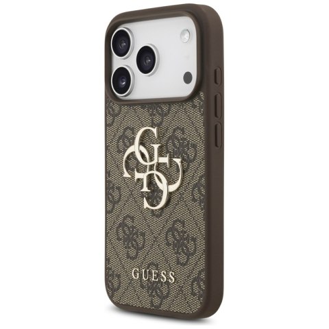 Guess 4G Big Logo - Etui iPhone 17 Pro (brązowy)