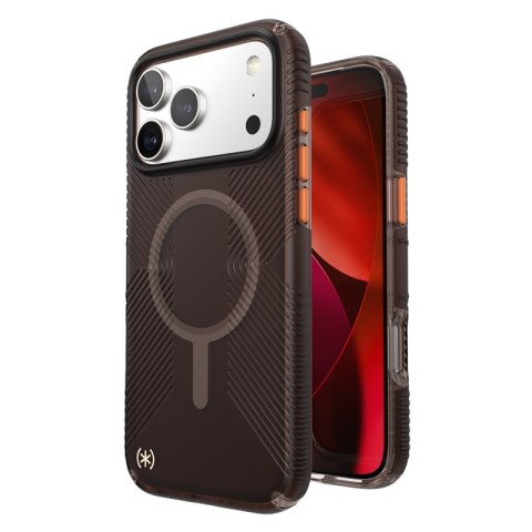 Speck Presidio Lux Grip MagSafe - Etui iPhone 17 Pro Max (Luxury Shade Matte / Orange)