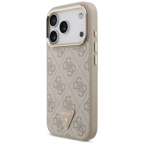 Guess 4G Triangle Logo MagSafe - Etui iPhone 17 Pro (różowy)