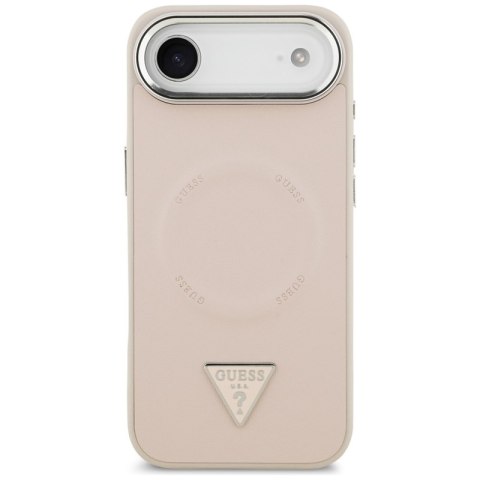 Guess Triangle Logo MagSafe - Etui iPhone Air (różowy)