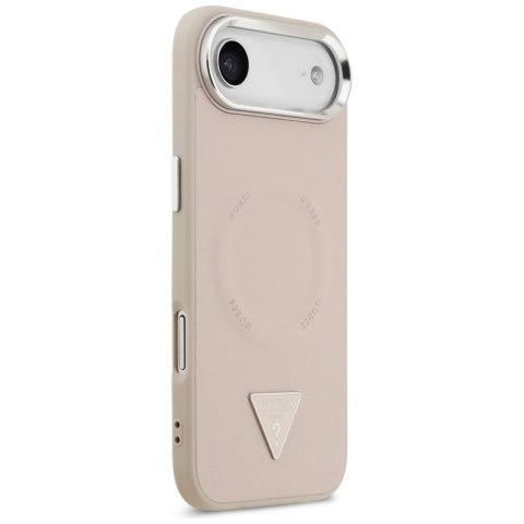 Guess Triangle Logo MagSafe - Etui iPhone Air (różowy)