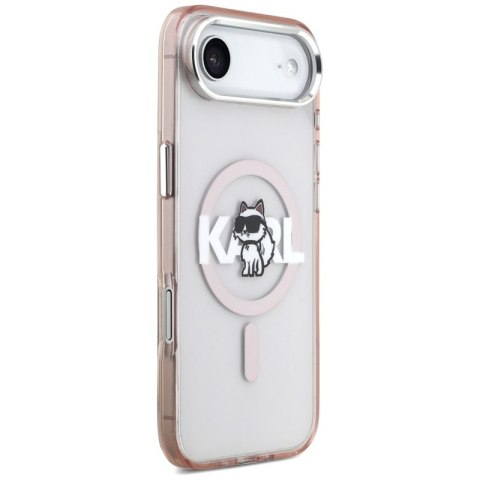 Karl Lagerfeld IML Choupette Sketch Logo MagSafe - Etui iPhone Air (różowy)