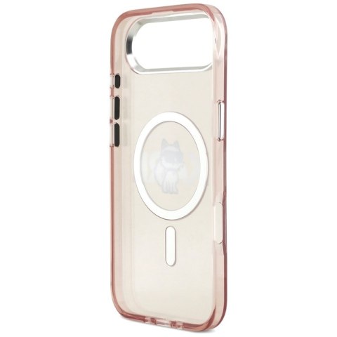 Karl Lagerfeld IML Choupette Sketch Logo MagSafe - Etui iPhone Air (różowy)