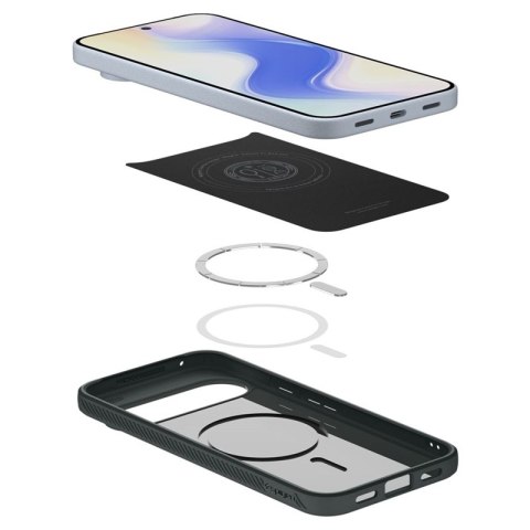 Spigen Liquid Air Mag MagSafe - Etui do Google Pixel 10 Pro XL (Abyss Green)