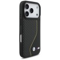BMW M Carbon Line & Logo MagSafe - Etui iPhone 17 Pro (żółty)