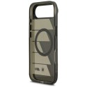 BMW M IML Metal Buttons Tricolor Lines MagSafe - Etui iPhone Air (antracyt)