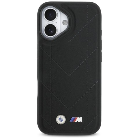 BMW M Quilted Logo MagSafe - Etui iPhone 17 (czarny)