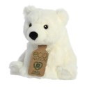 Eco Nation - Pluszowa maskotka / przytulanka Miś Polarny siedzący 19 cm Eco-Friendly