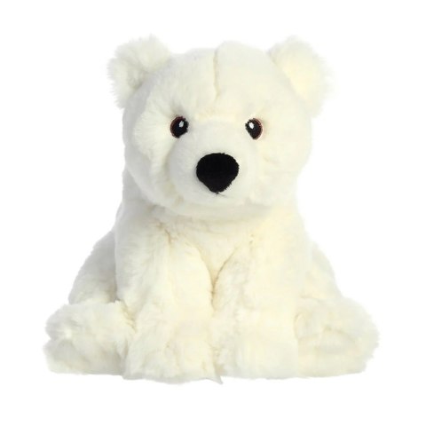 Eco Nation - Pluszowa maskotka / przytulanka Miś Polarny siedzący 19 cm Eco-Friendly