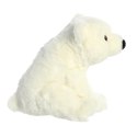 Eco Nation - Pluszowa maskotka / przytulanka Miś Polarny siedzący 19 cm Eco-Friendly
