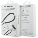 Karl Lagerfeld Crossbody Strap Ikonik Charm - Uniwersalny pasek do telefonu / kabel USB-C do USB-C 1.5m (czarny)