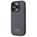 Red Bull Carbon Fiber Shiny Logo MagSafe - Etui iPhone 16 Pro (czarny)