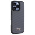 Red Bull Carbon Fiber Shiny Logo MagSafe - Etui iPhone 16 Pro (czarny)