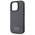 Red Bull Carbon Fiber Shiny Logo MagSafe - Etui iPhone 16 Pro (czarny)