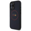 Red Bull Leather Red Ring MagSafe - Etui iPhone 16 Plus (granatowy)