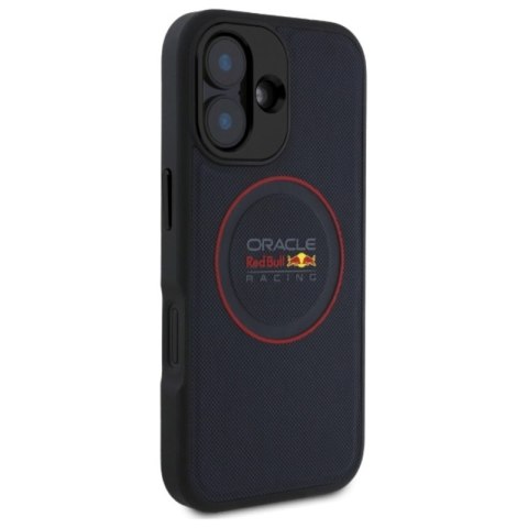 Red Bull Leather Red Ring MagSafe - Etui iPhone 16 Plus (granatowy)
